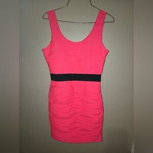 Neon Pink Mini Dress